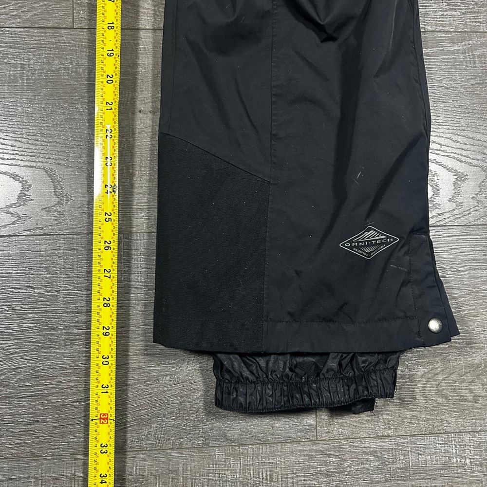 Columbia Titanium Omni-Heat Snow Pants Mens Medium Black Waterproof Omni-Tech - Picture 6 of 8